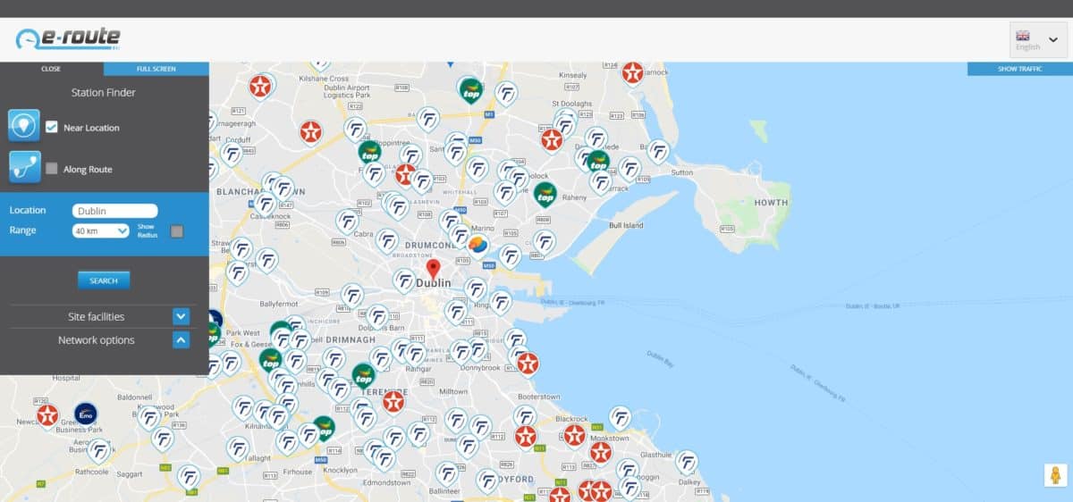 E-Route Fuel Card Site Locator