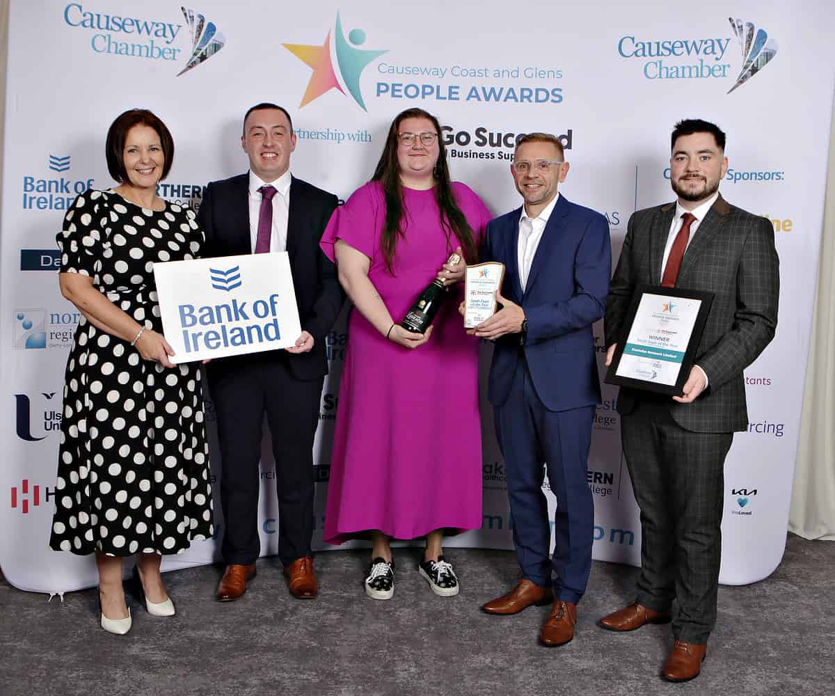 Fuelwise - Small Team of the Year winner at Causeway People Awards 2024